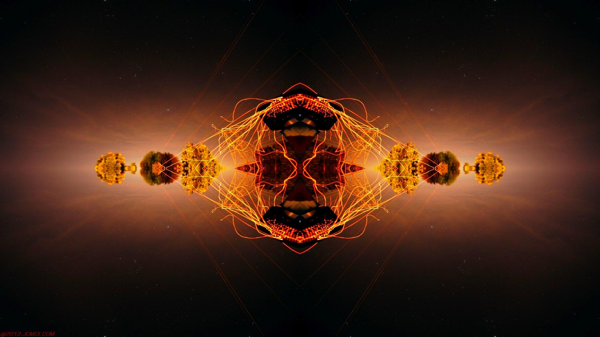 Chimney Sparks Abstract Artwork Timelapse Still Images